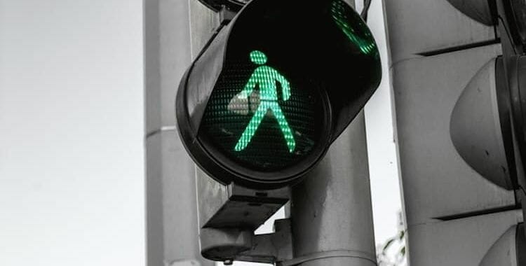 This crosswalk green walk like illustrates a new study that looks at the odds of dying in a pedestrian collision are worrisome.
